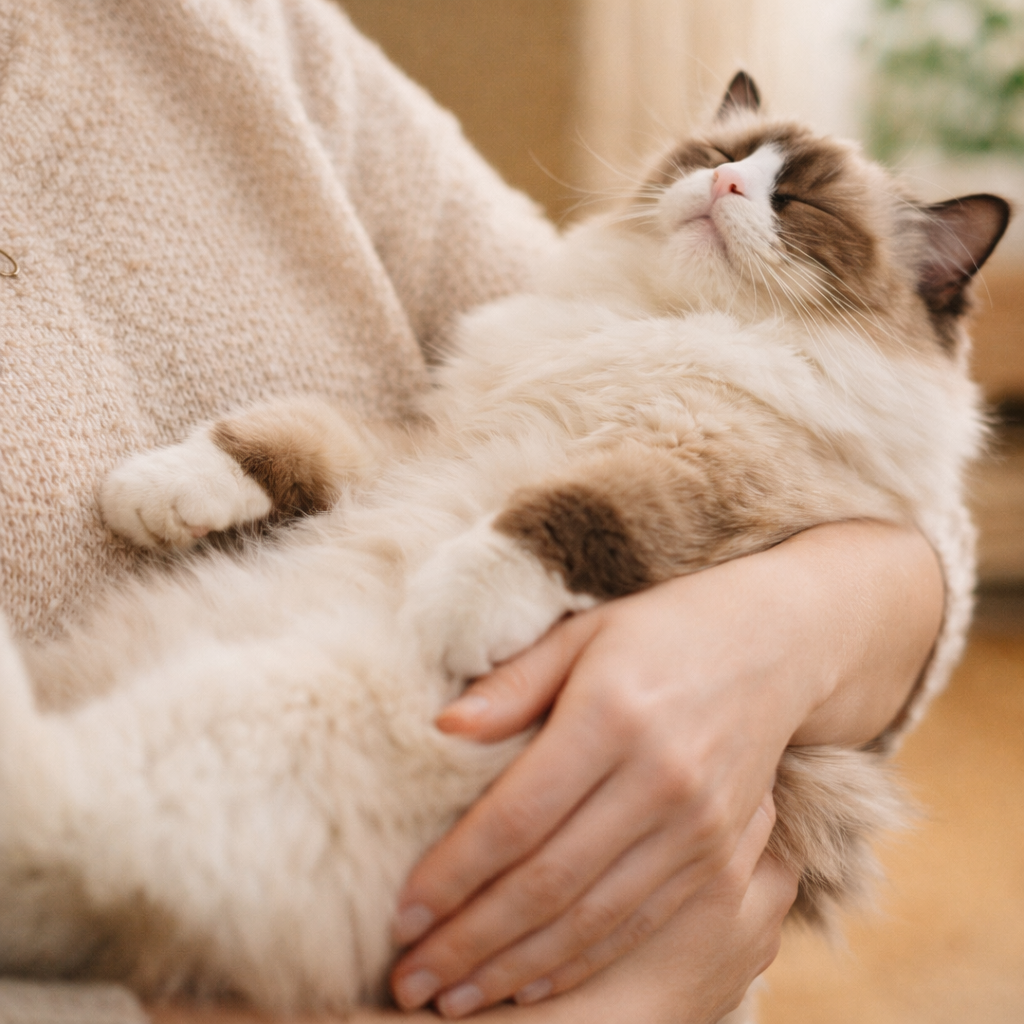 Ragdoll Kedisi Özellikleri: Neden Kucakta Bayılır ve Gevşer?