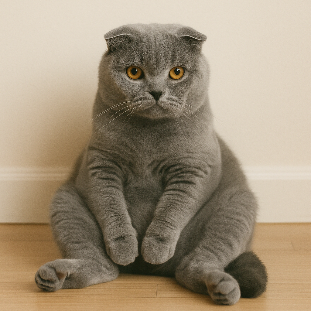 Scottish Fold Neden İnsan Gibi Oturur Buddha Duruşu ve Anlamı