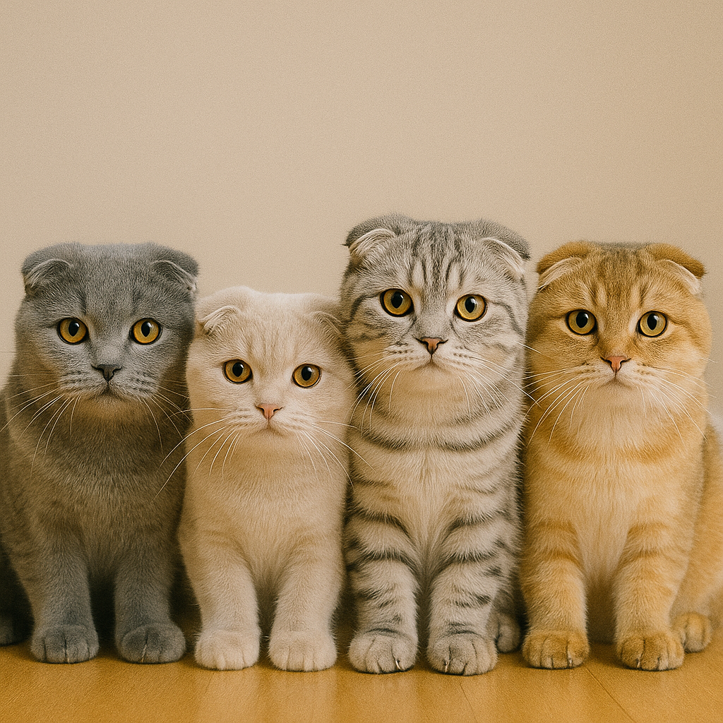 Scottish Fold Renkleri: Blue, Lilac, Silver ve Golden Arasındaki Farklar