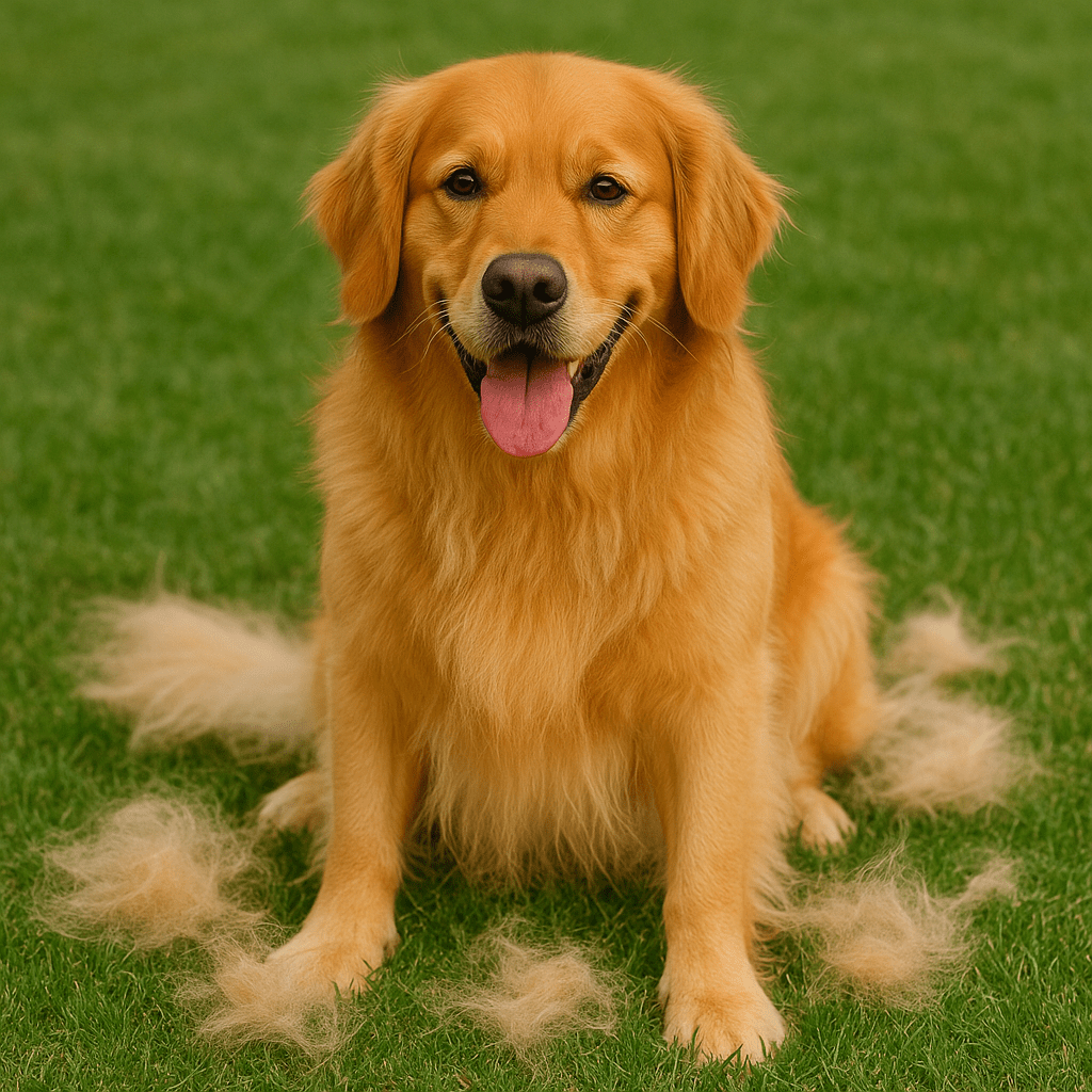 Golden Retriever Tüy Dökme Sorunu: 5 Çözüm (Tıraş Gerekir mi?) - Tagicons