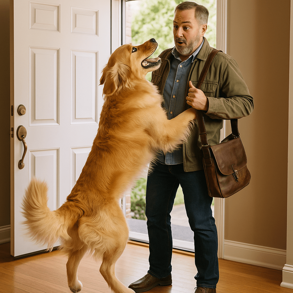 Golden Retriever Zıplama Sorunu: Misafire Atlama Nasıl Engellenir? - Tagicons