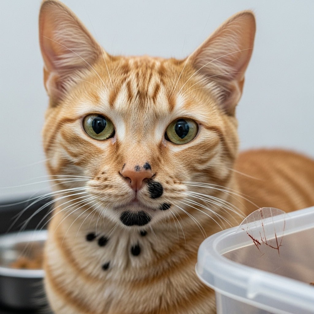 Kedi Aknesi (Çene Siyah Noktaları) ve Plastik Kap Tehlikesi - Tagicons