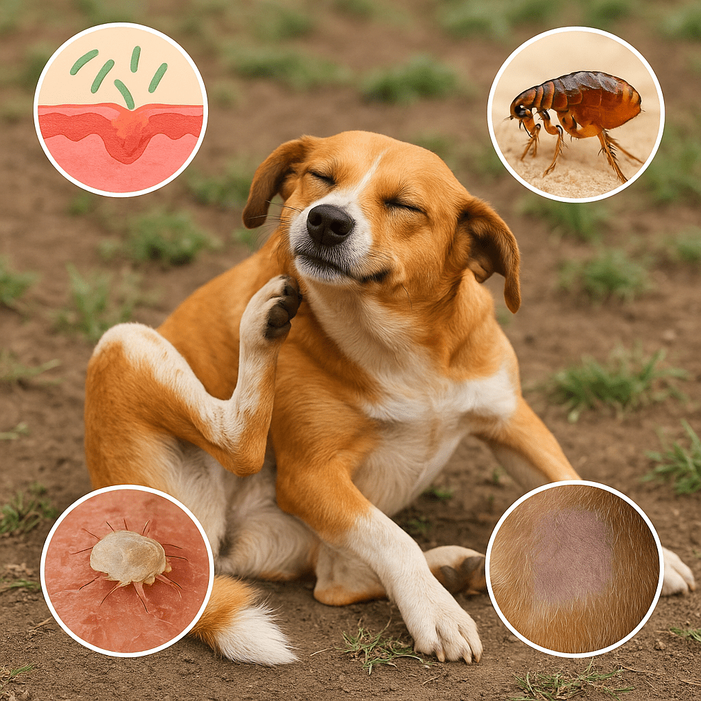 Köpeğim Neden Kaşınıyor? Alerji, Pire, Uyuz, Tüy Dökülmesi - Tagicons