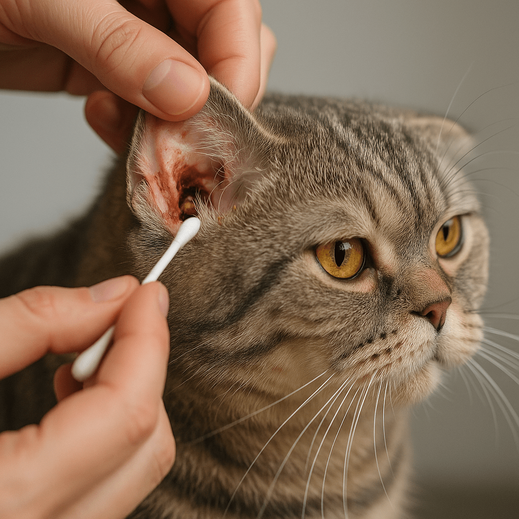 Scottish Fold Kulak Bakımı: Kıvrık Kulak Temizliği ve Enfeksiyon - Tagicons